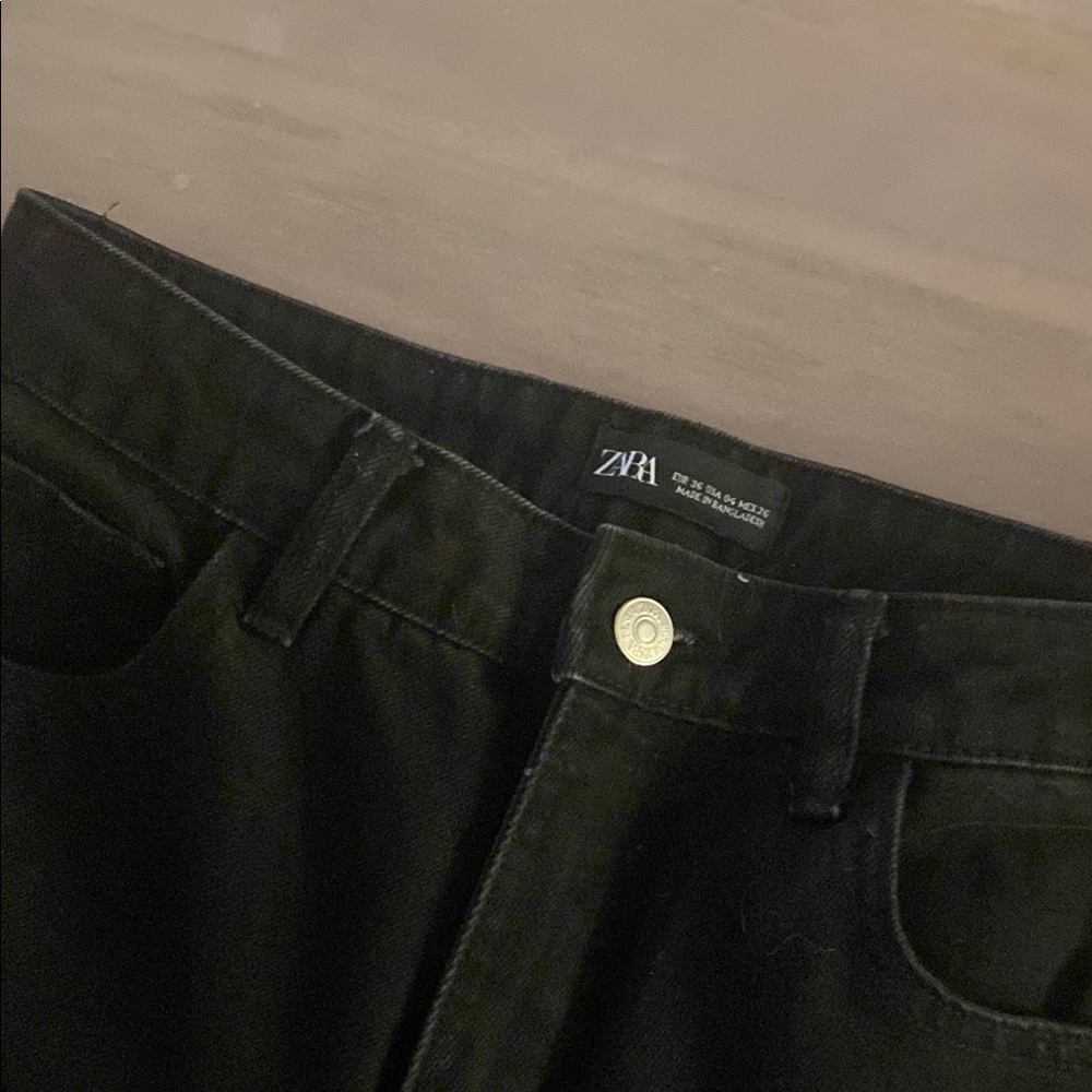 Zara Black Denim Jeans
